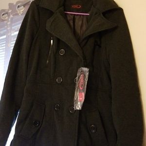 Yoki charcoal peacoat M